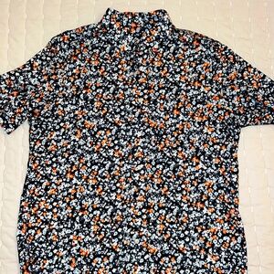 Men’s SS Button Up Shirt, M
